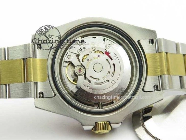 MiroTime 0511 GMT-Master II 116759 SS YG Bp-Maker Blue Red Ruby Crystal Black Dial On SS YG Bracelet A SmoothTexture 3771